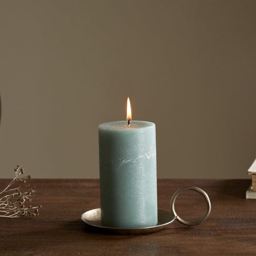 Soy Blend Pillar Candle - Sage Green - Small