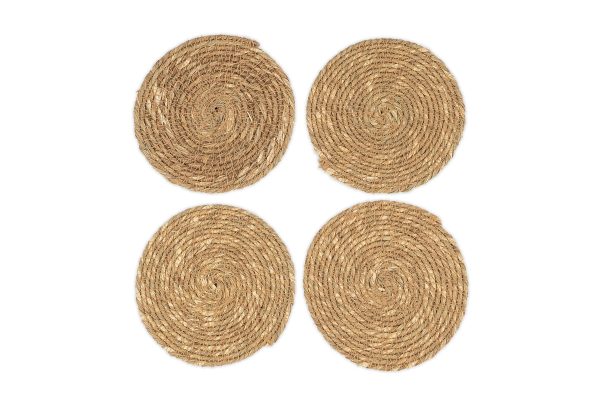 Woven Coasters - Brown (Set of 4) Woven Coasters - Brown (Set of 4)