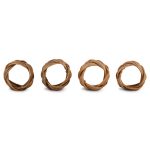 Rattan Napkin Rings - Natural - (Set of 4)