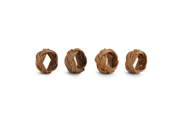 Rattan Napkin Rings - Natural - (Set of 4)