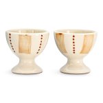 Egg Cups - Cream & Clay - (Set of 2) Egg Cups - Cream & Clay - (Set of 2)