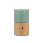 Soy Blend Pillar Candle - Sage Green - Small